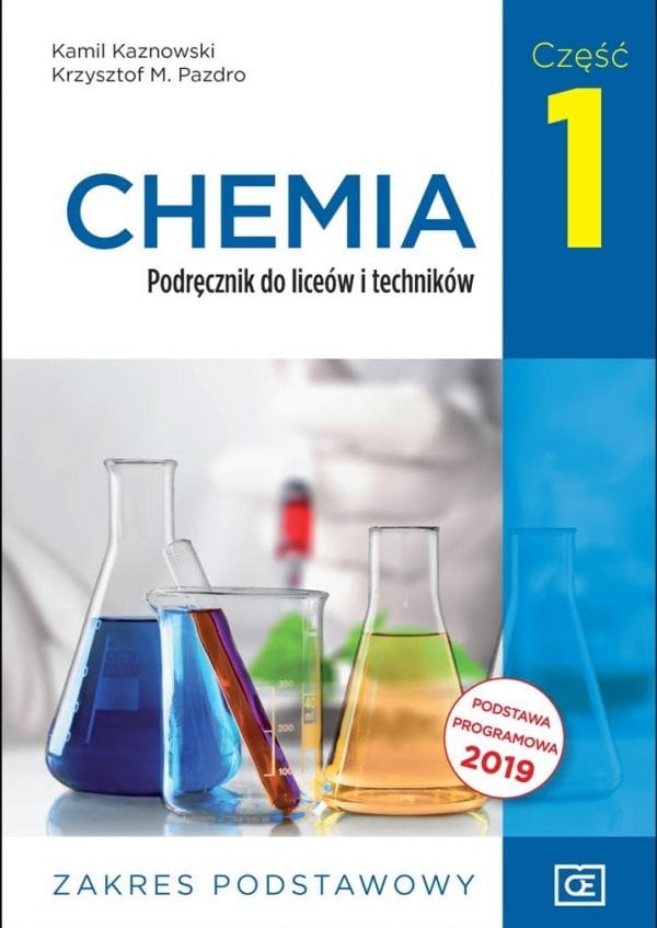 Chemia 1 zakres podstawowy - Pazdro podręcznik dla klas ponadpodstawowych