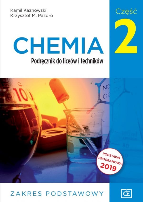 Chemia 2 zakres podstawowy - Pazdro  podręcznik dla klas ponadpodstawowych