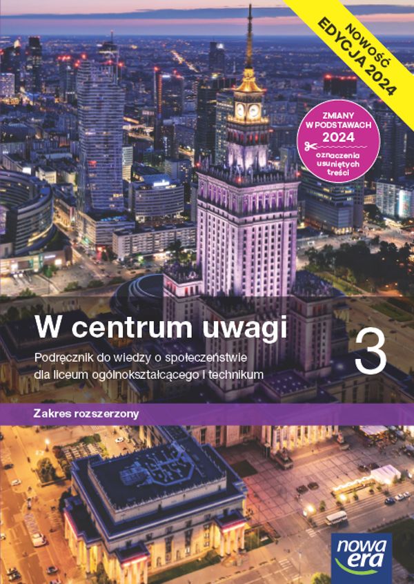 W centrum uwagi 3 Podręcznik - Zakres rozszerzony - Edycja 2024