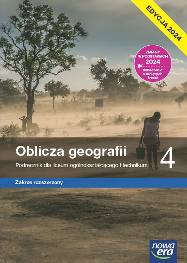 Oblicza geografii 4 Podręcznik - Zakres rozszerzony - Edycja 2024