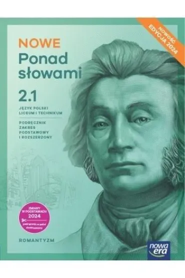 Nowe Ponad słowami 2.1 Podręcznik - ZPiR - Edycja 2025