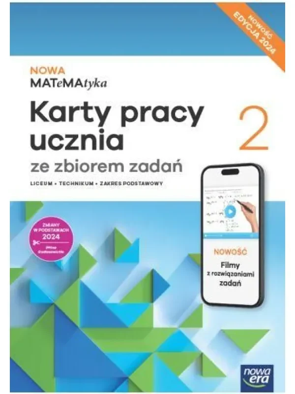 Nowa Matematyka 2 Karty pracy ucznia - Zakres podstawowy - Nowa Era