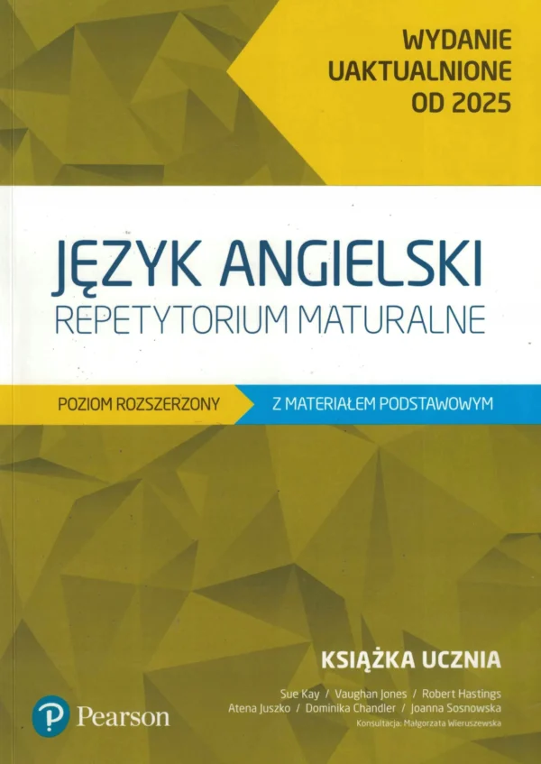 Język angielski repetytorium maturalne Pearson rozszerzony od 2025